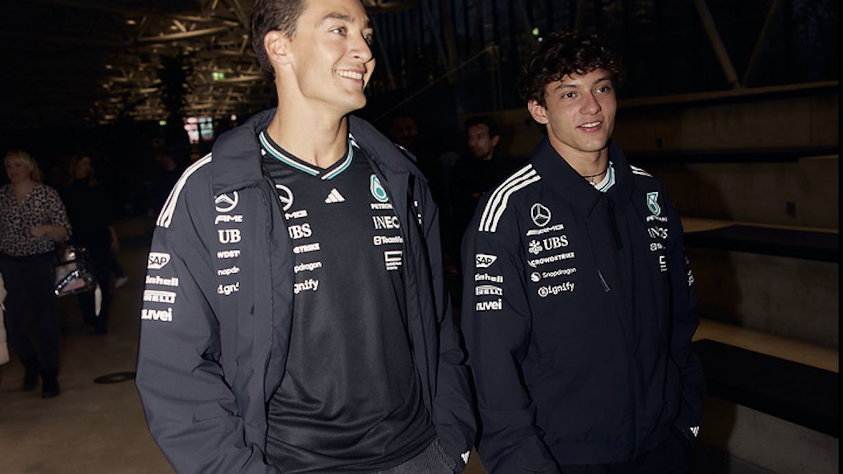 George Russell and Kimi Antonelli